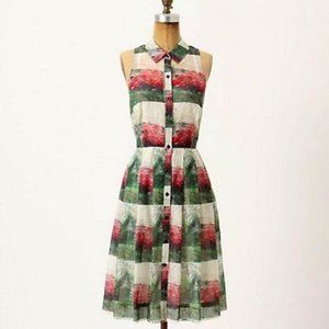 Anthropologie Sarah Ball Photography Dress 6 Rare